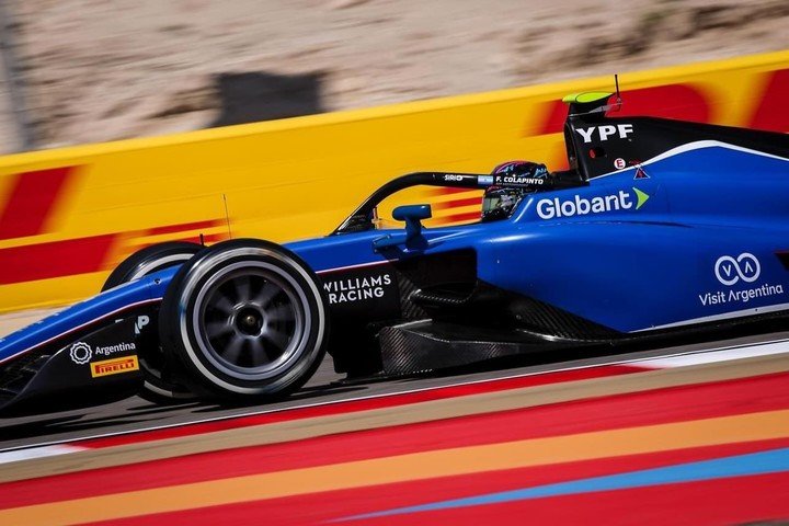 Colapinto en Bahrein. @francolapinto)