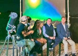 A cielo abierto, al anochecer, Córdoba presentó el Mes del Astroturismo