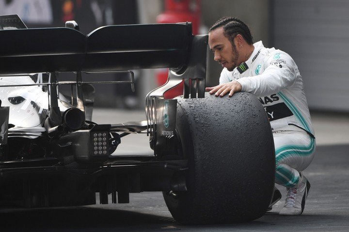 Hamilton ganó el GP de China en 2019.