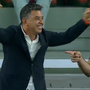 El festejo de Gallardo por el fin de la sequía