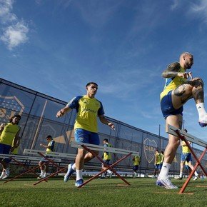 Los concentrados de Boca sin Benedetto