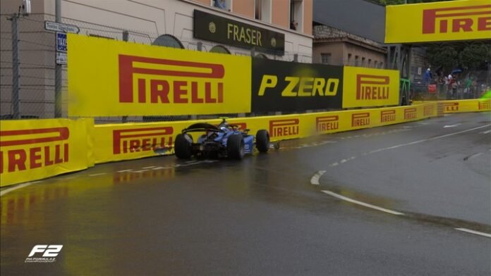 Colapinto en Mónaco: del choque contra el muro al buen tiempo en el ensayo