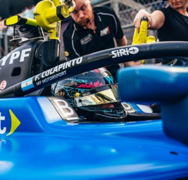El auto de Franco Colapinto.