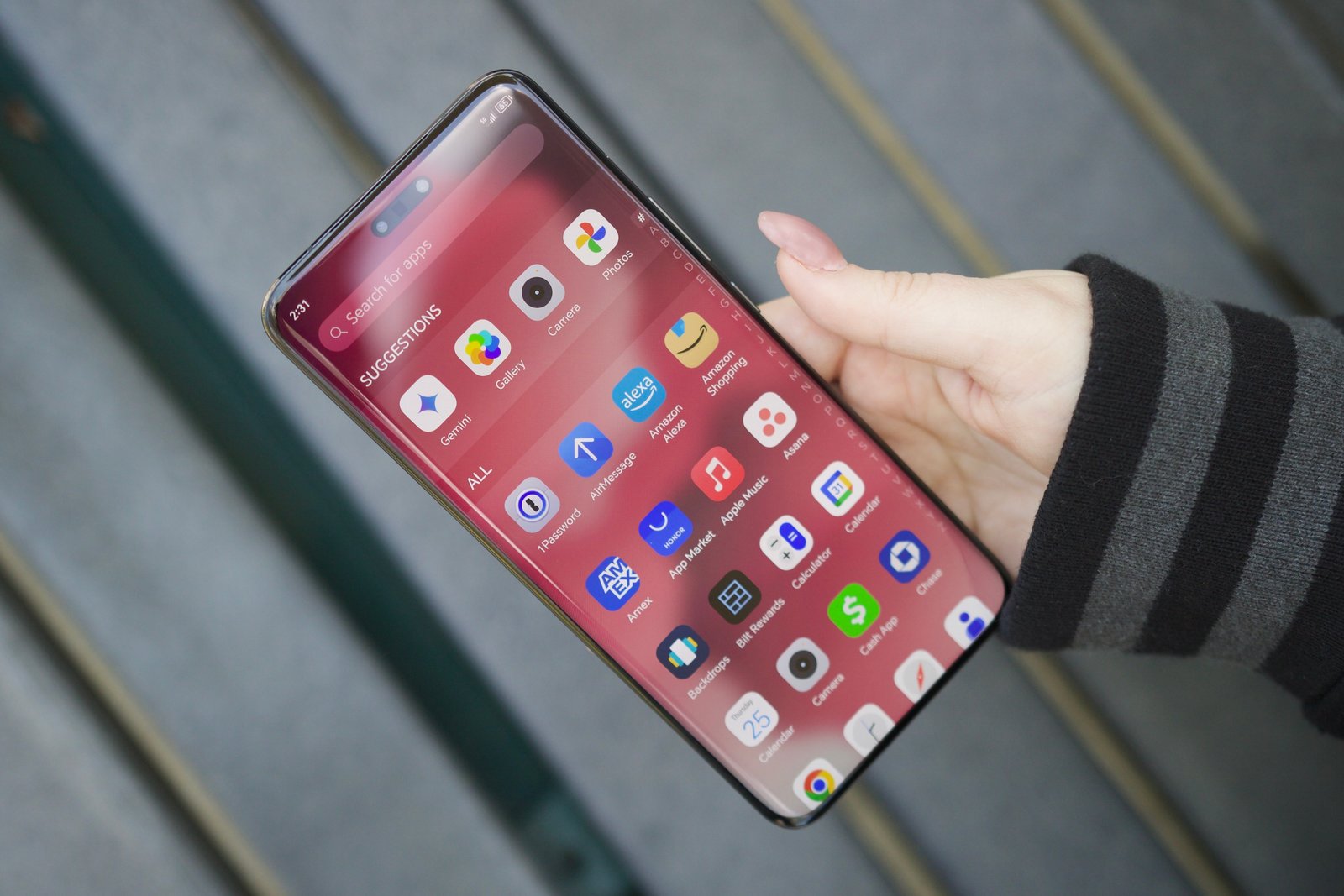 El cajón de aplicaciones del Honor Magic 6 RSR.