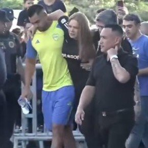 Video: el mal momento de Chiquito Romero en la previa de la semifinal