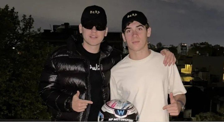 Bizarrap y Colapinto.