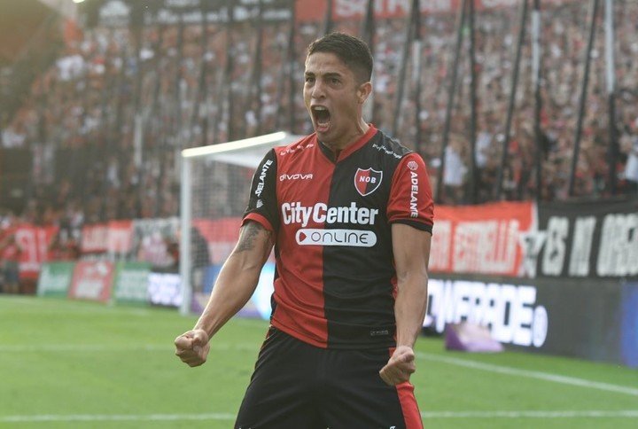 Funez convritió un solo gol en la Lepra (Foto: @Newells)