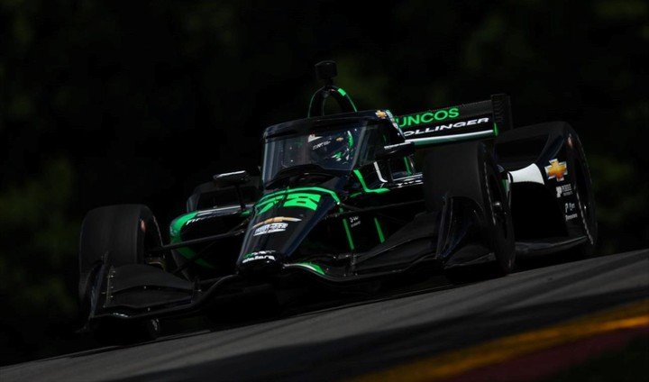 Agustín Canapino en Mid-Ohio. (Prensa IndyCar)