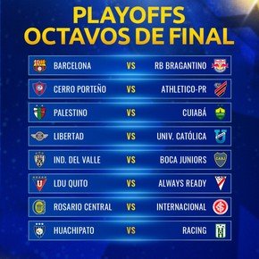 Semana de Sudamericana: días y horarios de los partidos de ida de playoff