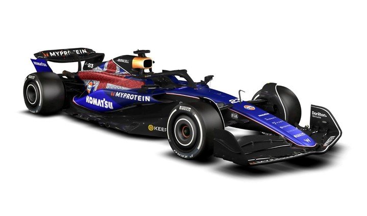 Colapinto manejará este Williams el viernes, por la primera práctica. (Williams Racing)