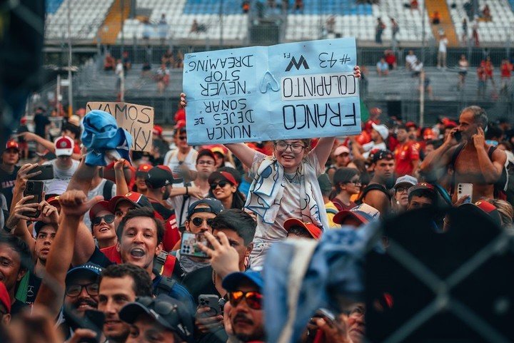 Más apoyo para el argentino en Monza. (Crédito: IG/francolapinto)