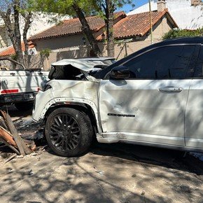 Chocó Altamirano: se dañó la columna y una herida fue trasladada en ambulancia