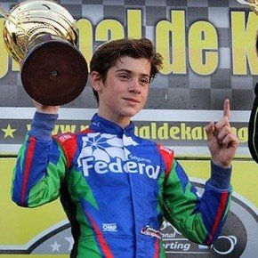 El día que Franco Colapinto ganó una carrera de kartings y dio su ¿primera? entrevista