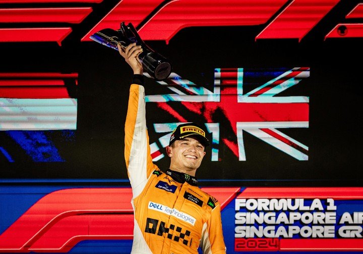 Lando Norris la está rompiendo en 2024.