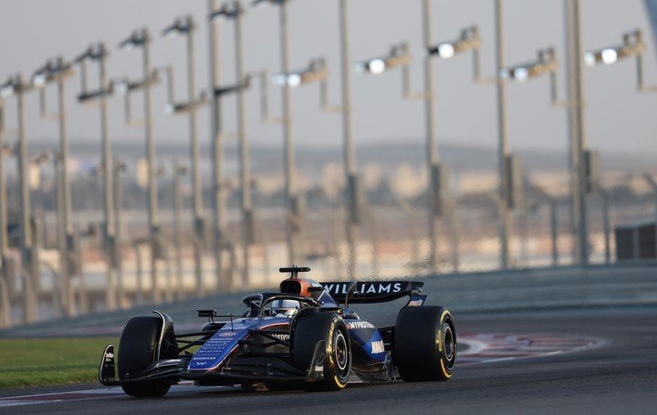 Sainz, en acción por primera vez con el Williams. (EFE) 