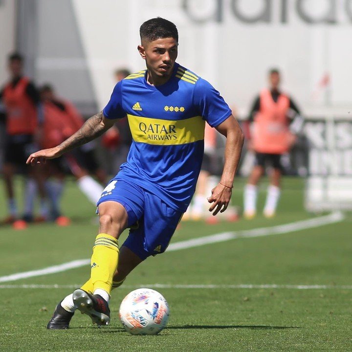 Pedro Velurtas debutó en Boca en 2022. 