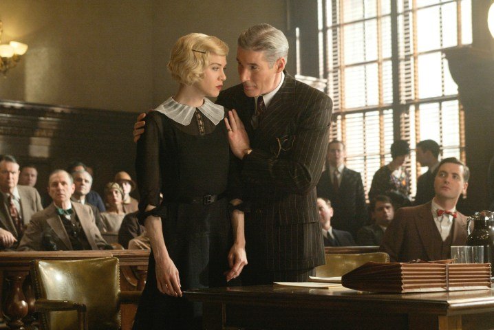 Renee Zellweger y Richard Gere en Chicago.