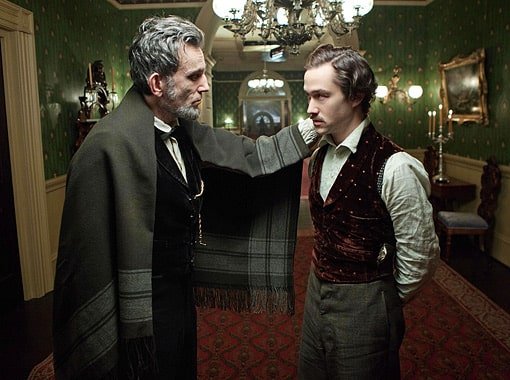 Daniel Day-Lewis y Joseph Gordon-Levitt en Lincoln.
