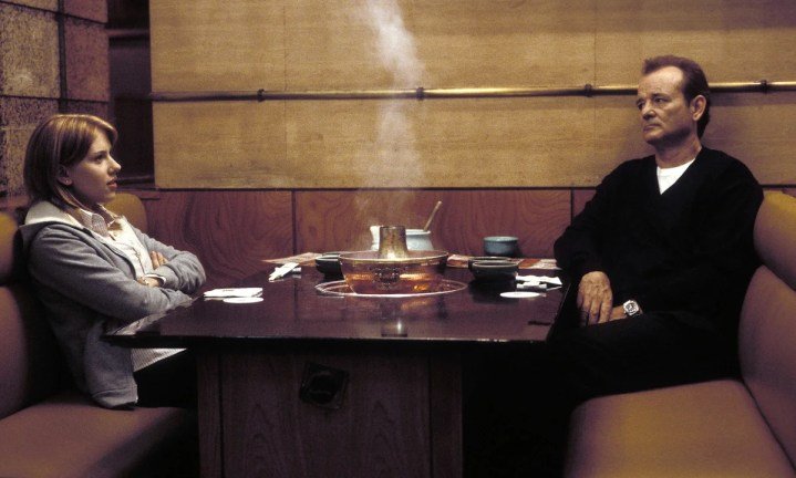 Scarlett Johansson y Bill Murray en Lost in Translation.