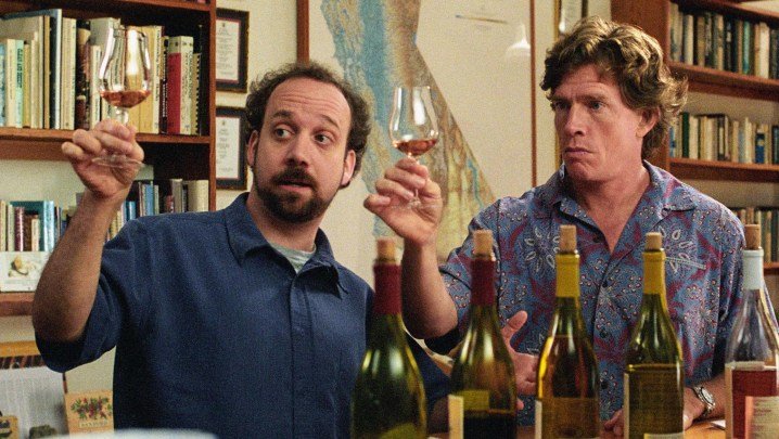 Paul Giamatti y la iglesia de Thomas Haden en Sideways.
