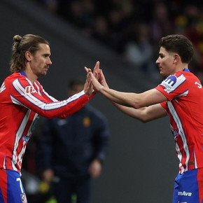 Atlético Madrid le ganó 2-0 al Mallorca en el partido 500 del Cholo Simeone como DT