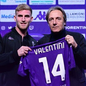 Valentini, con apenas un mes en la Fiorentina, fue cedido a otro equipo de Italia