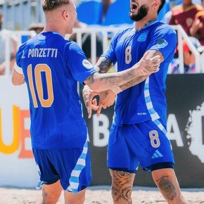 Argentina lo ganó con el corazón: agónico triunfo en el debut de la Copa América de Fútbol Playa