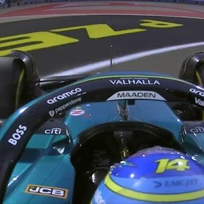 Insólito: a Fernando Alonso se le salió el volante en marcha