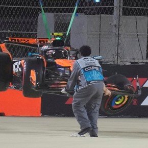 El tremendo choque de Lando Norris en la clasificación de la F1 en Arabia Saudita