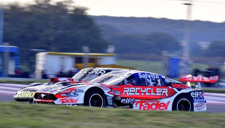 Mariano Werner y Gastón Mazzacane, quien volverá esta fecha, palo a palo en Toay. (Foto: ACTC / TC)