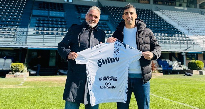 Mateo Magadán bancó a Rondina (Prensa Quilmes).