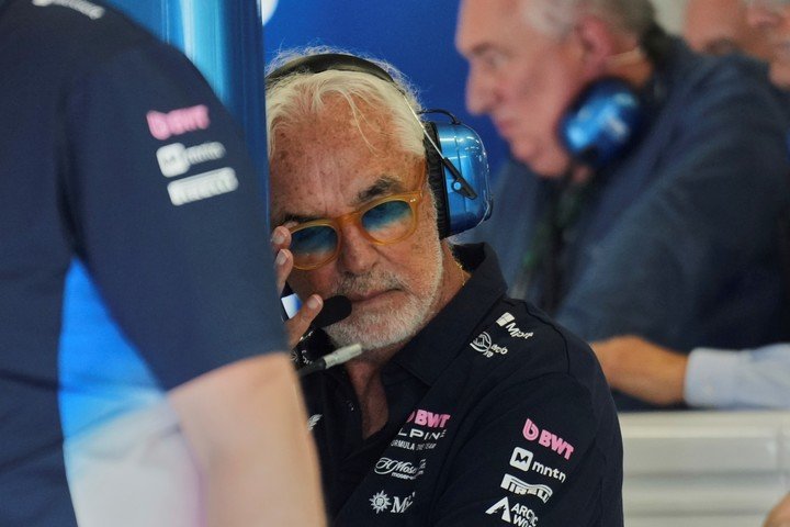 Briatore, jefe de equipo (AP).