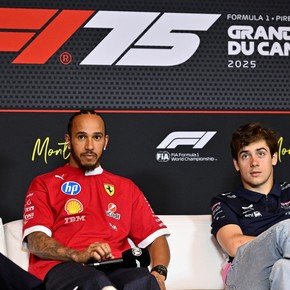 Como Hamilton: la llamativa llegada de Colapinto al paddock en Canadá