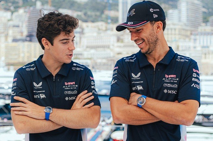 Colapinto y Gasly, de rosa en el GP de Austria.