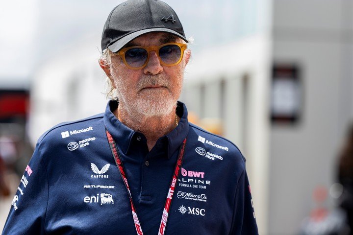 Flavio Briatore elogió el gran rendimiento de Colapinto en la qualy del GP canadiense.