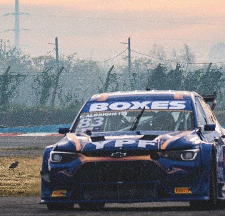 Facundo Aldrighetti (Chevrolet) girando en Rosario por la tercera fecha del TC2000.