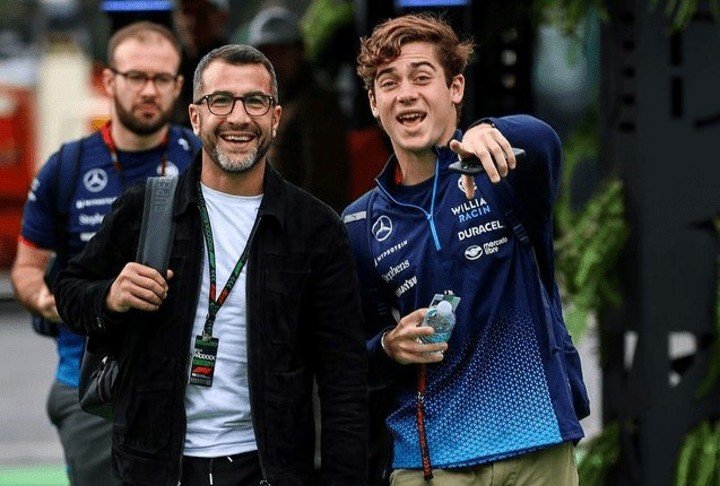 Lucas y Franco, cuando este corría bajo la tutela de Williams. (Foto: KymIllman)
