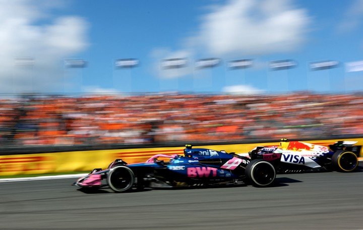 Franco Colapinto en el GP de Países Bajos. (REUTER)