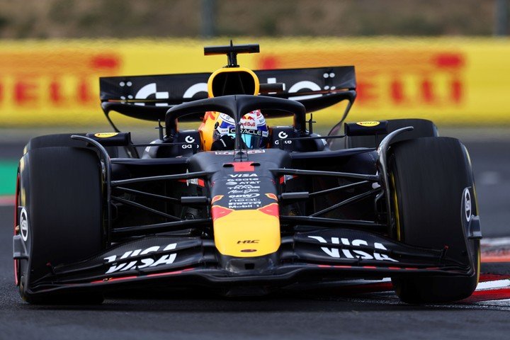 Max Verstappen en Hungría. (EFE)
