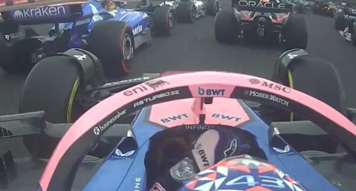 La largada se le complicó a Franco: ahí él perdió cuatro puestos.