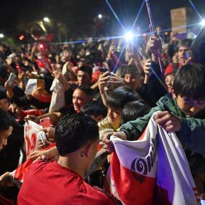 Videos: el multitudinario recibimiento a River en Mendoza para la Copa Argentina