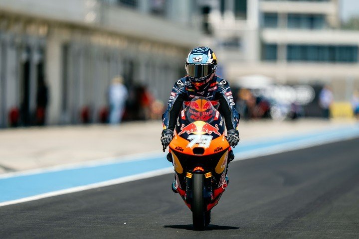 Valentín Perrone hizo un buen trabajo en Hungría. (Prensa Tech3)