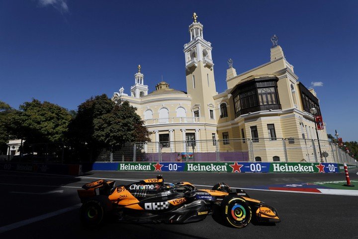 Las vistas del GP de Azerbaiyán. (EFE/EPA/YURI KOCHETKOV)