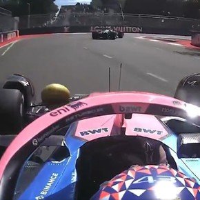 El auto de Franco Colapinto fue golpeado por una fruta y Alpine no lo pudo creer