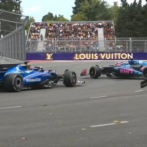 Qué dijo Franco Colapinto acerca del choque con Alexander Albon
