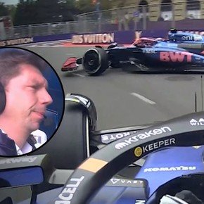 La reacción de James Vowles, jefe de Williams, al choque entre Colapinto y Albon