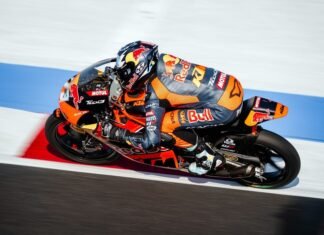 Valentín Perrone tuvo un buen viernes en Misano y peleará por la pole position