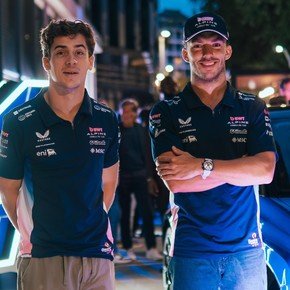 Video: la paliza futbolera de Colapinto a Gasly y su chicana a Francia por la final de Qatar