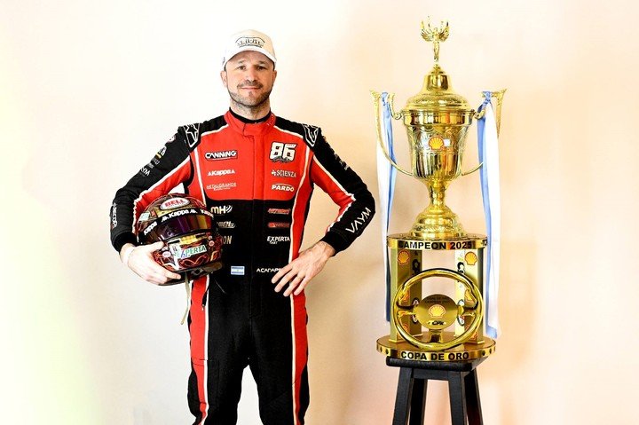 Agustín Canapino sueña con la Copa de Oro. (Prensa ACTC)