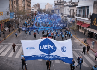 Caravana provincial de UEPC en defensa de la educación pública: el recorrido